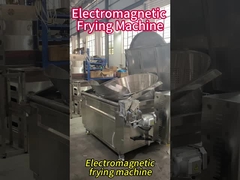 Elektromagnetische frituurpan met automatische ontlading